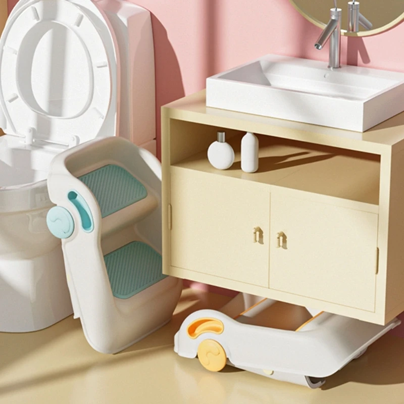 Anti Slip Bathroom Step Stool Foldable Small Designs Step Stool for Toddlers high quality