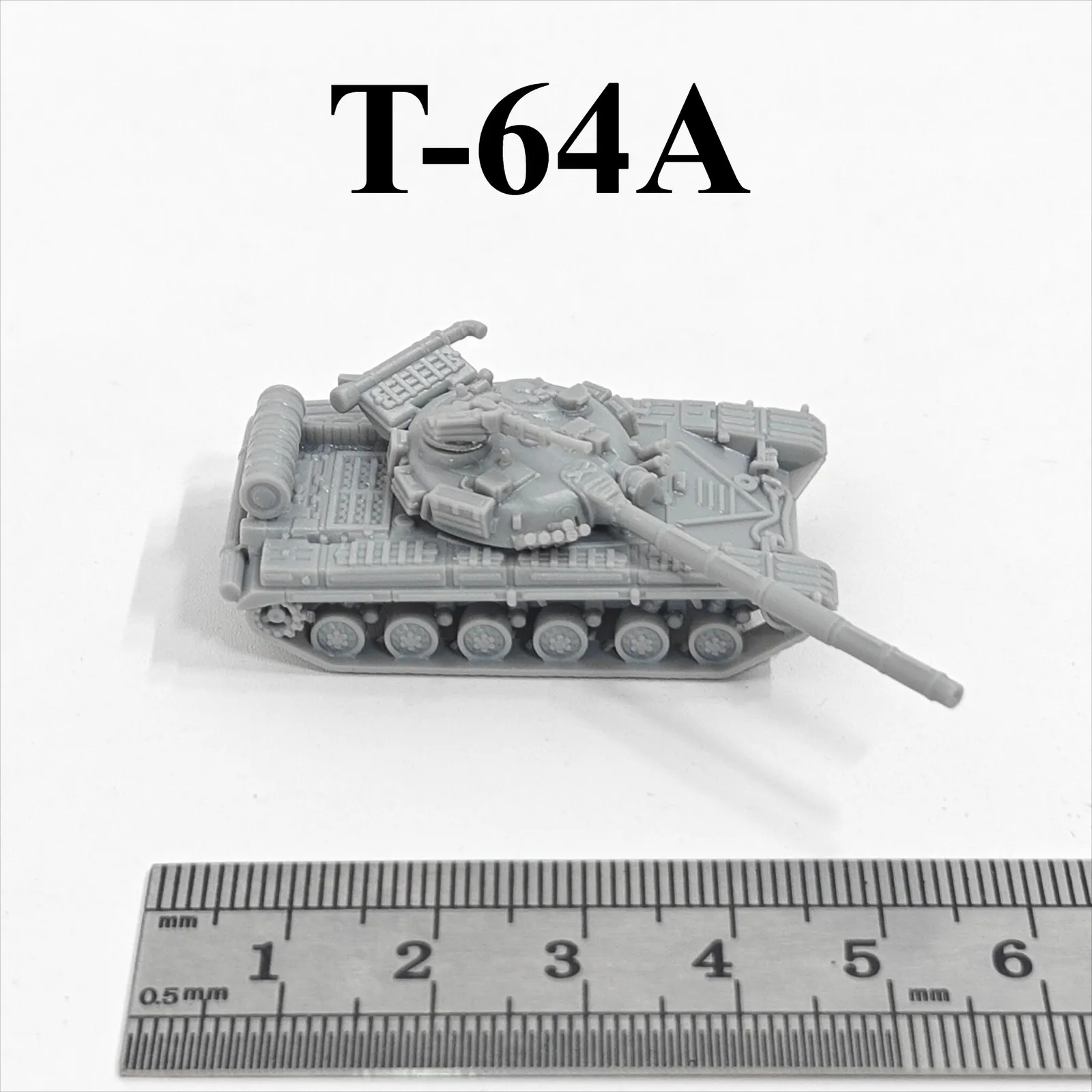 

Soviet T-64A Main Battle Tank,3D Printed,1/144 Scale Mini Tank Model,Resin,Paintable