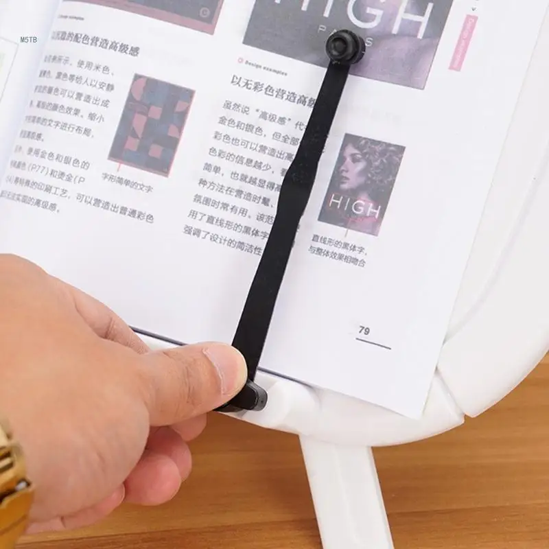 Adjustable Desktop Book Stand for Tablets, Foldable and Portable, Ergonomic Design for Postures Correction,Universal Dropship