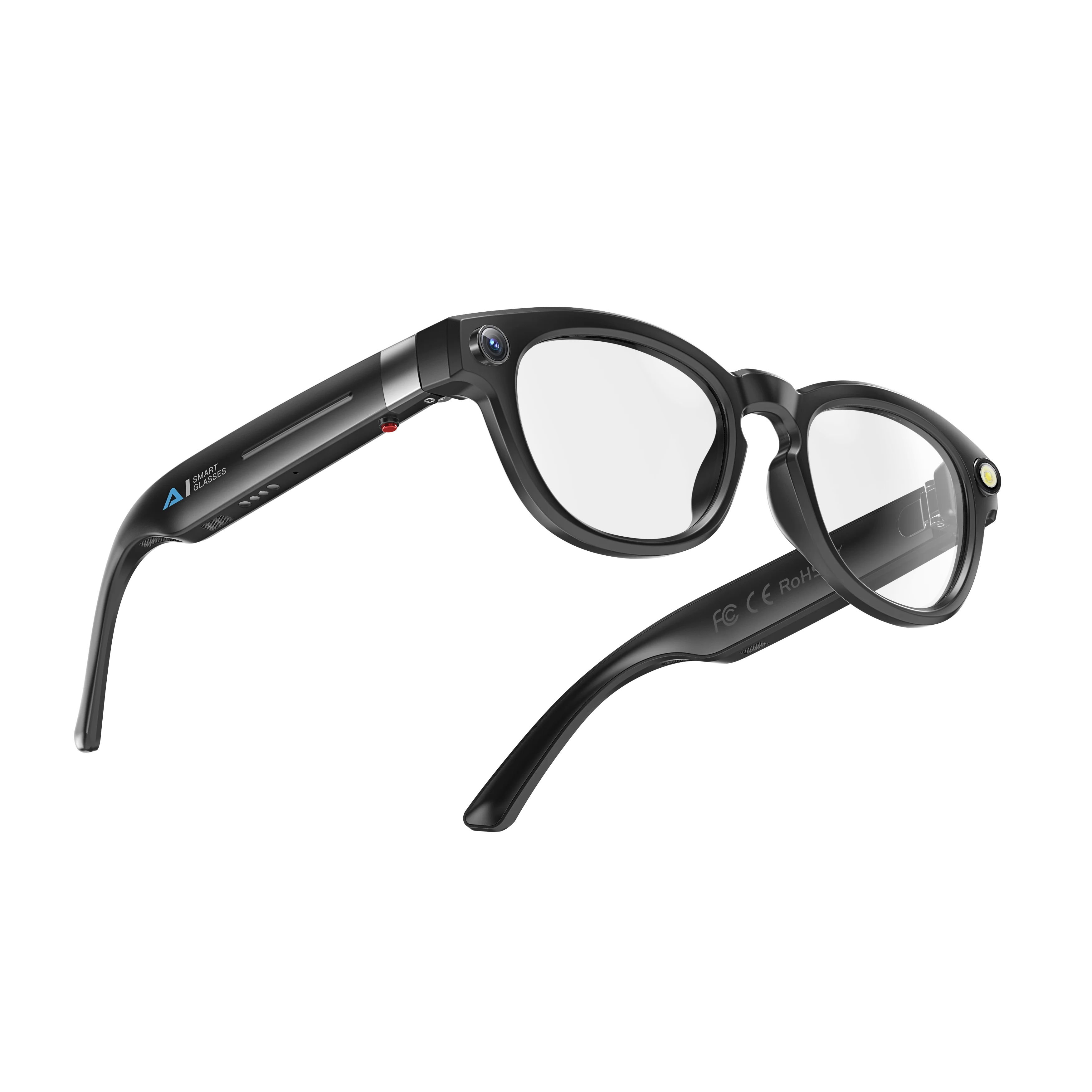 Q8 سماعة رأس ذكية يمكن ارتداؤها 800 وات مضادة للضوء الأزرق نظارات شمسية فوتوكروميك Al ترجمة تسجيل صوتي للمكالمات نظارات ذكية #2