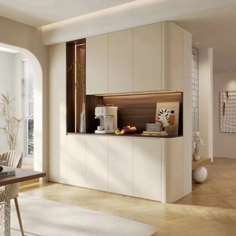 Solid wood modern sideboard, restaurant home furniture luxury sideboard buffet cabinet