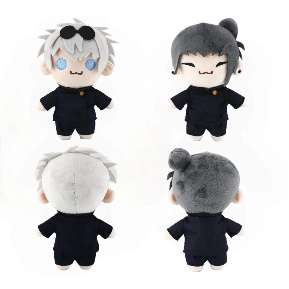 2/2PCS New Gojo Saturo Geto Suguru Jujutsu Kaisen Cosplay Plush Cute Soft Collection Props