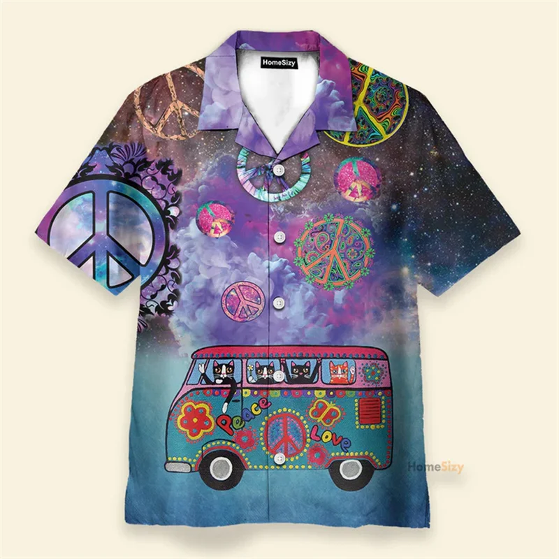 الهبي شعار موضوع قمصان صيفية الرجال النساء مخدر الفطر شخصية الشارع الشهير زر قمصان الهيب هوب بلوزة عصرية جديد #5