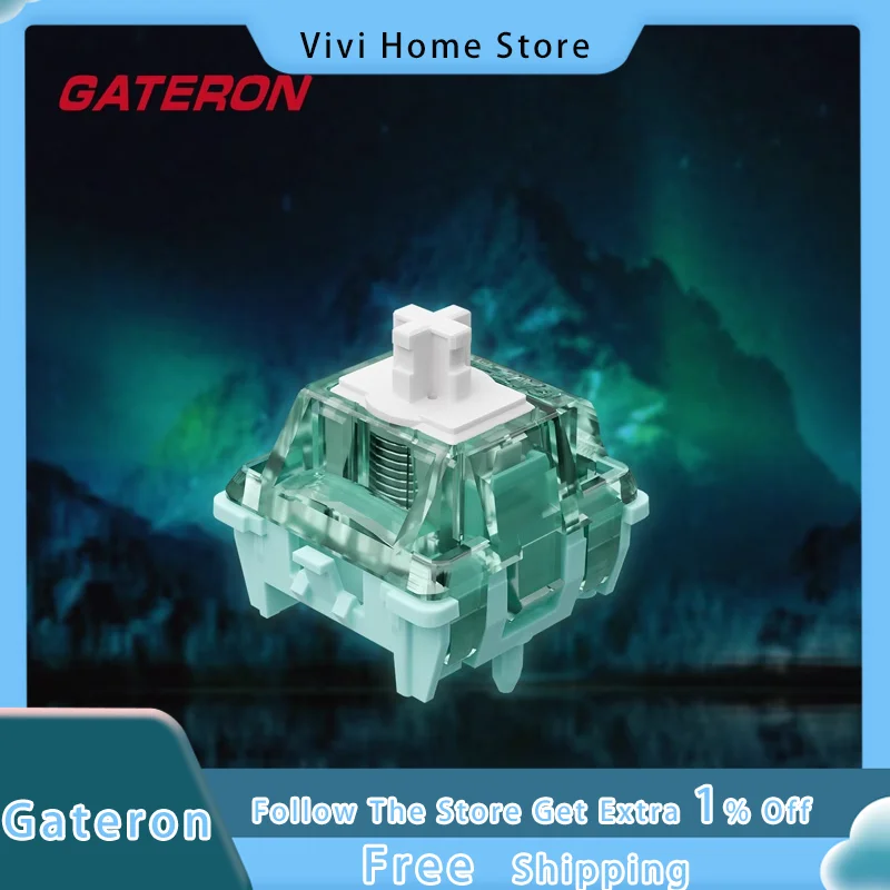 Gateron Magnetic Jade Switch PRO Presisi Tinggi Dapat Disesuaikan Keystroke HIFI Mahjong Player Disesuaikan Mekanik Keyboard Switch