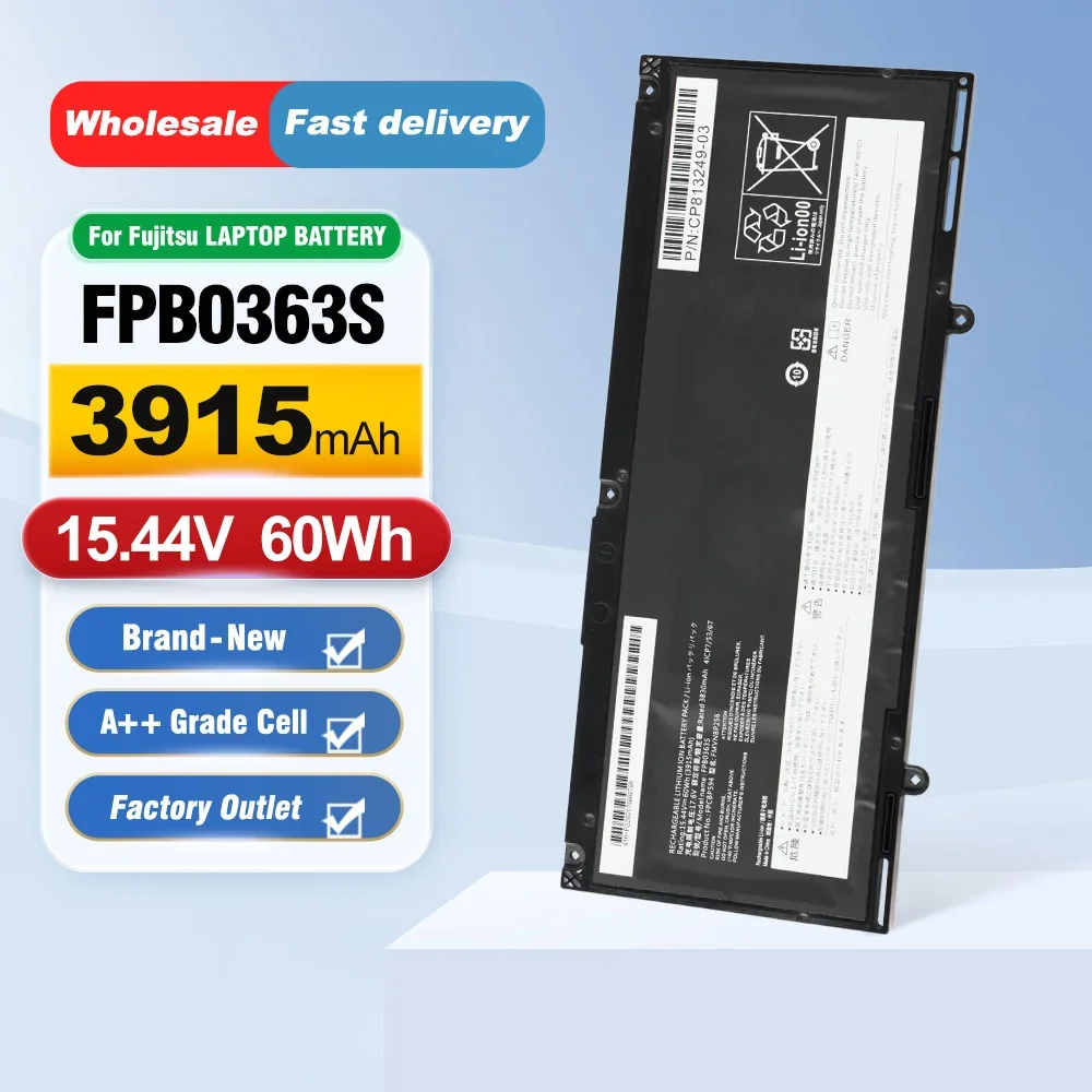 FPB0363S FPCBP594  FMVNBP256 Laptop Battery For Fujitsu LifeBook E4412 E5412 E5413 U6312U7312 U7313 FMVNBP256 FPCBP594 CP813249