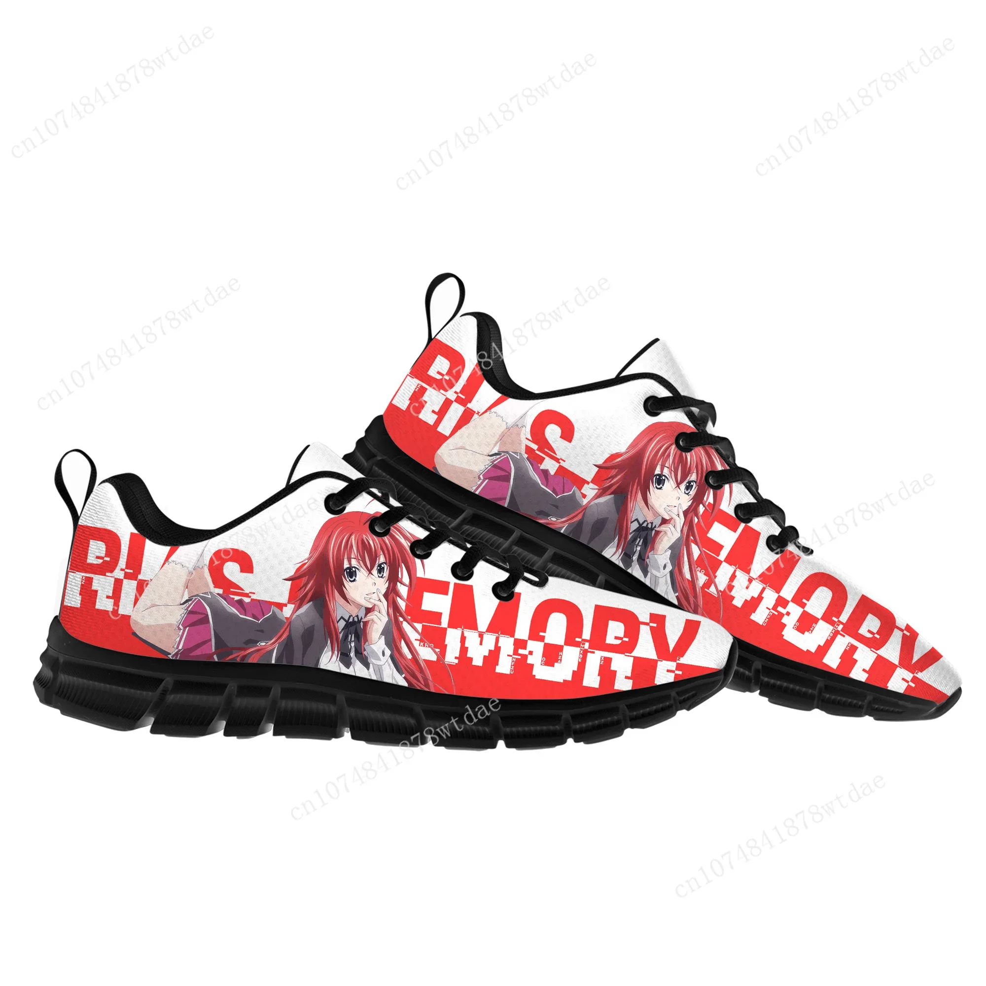 Anime High School DxD Sports Shoes Mens Womens Teenager Kids Children Sneakers Rias Gremory High Quality Sneaker Custom Shoe