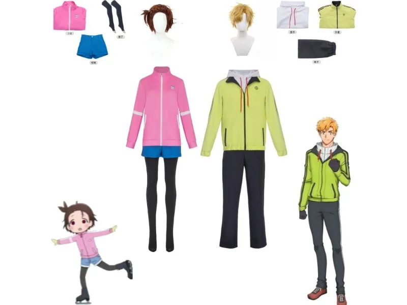 

Medalist Cosplay Akabane Shiho Inori Yuitsuka Tsukasa Akeuraji Outfit Perfect for Halloween Cosplay Events and Theme Parties