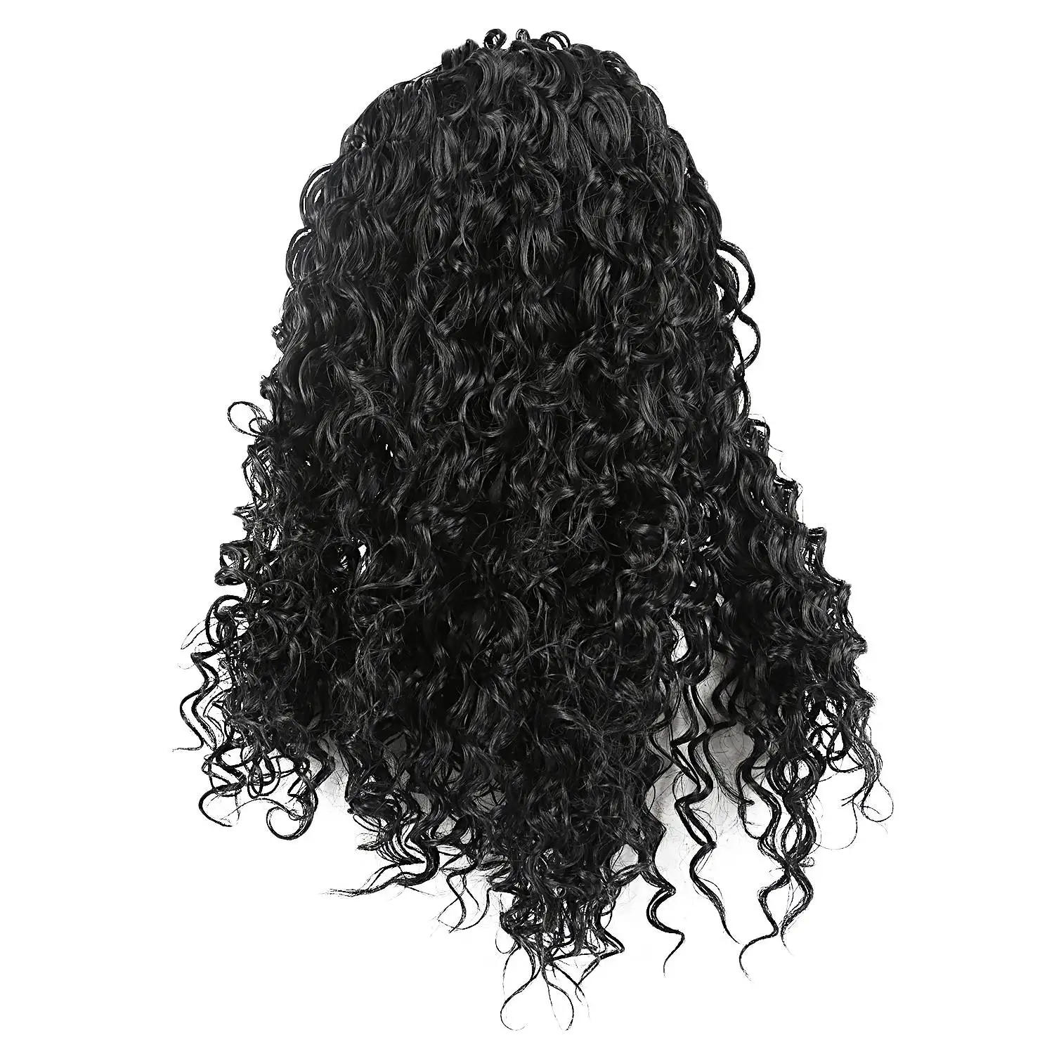 Perruque Lace Front Wig courte brésilienne bouclée, perruque Lace Front Wig, Deep Part, pre-plucked, avec baby hair, 16 amaran