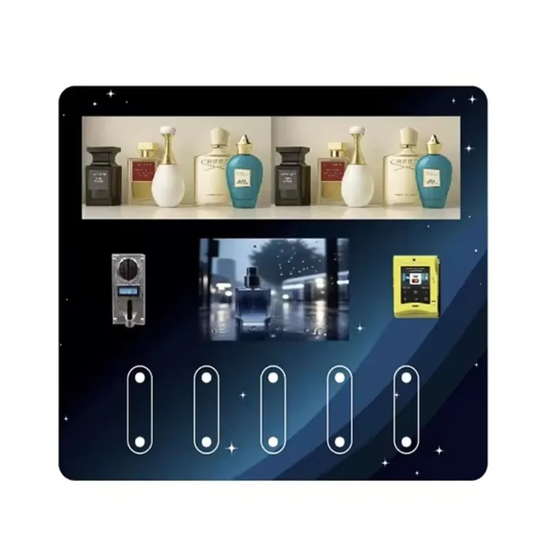 Customized Low MOQ Wall Mounted  Perfume Vending Machine - High Capacity 100ml 5 Nozzles Spray Commercial Aroma Diffuser