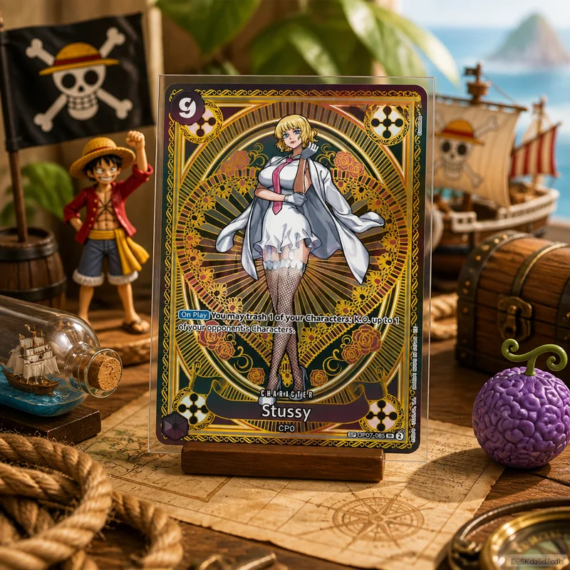 Stussy OP07-085 en DIY OPCG Collection Cards Self Made Single Card Classic Game Anime Card Gift Toy 5PCS 10PCS Set