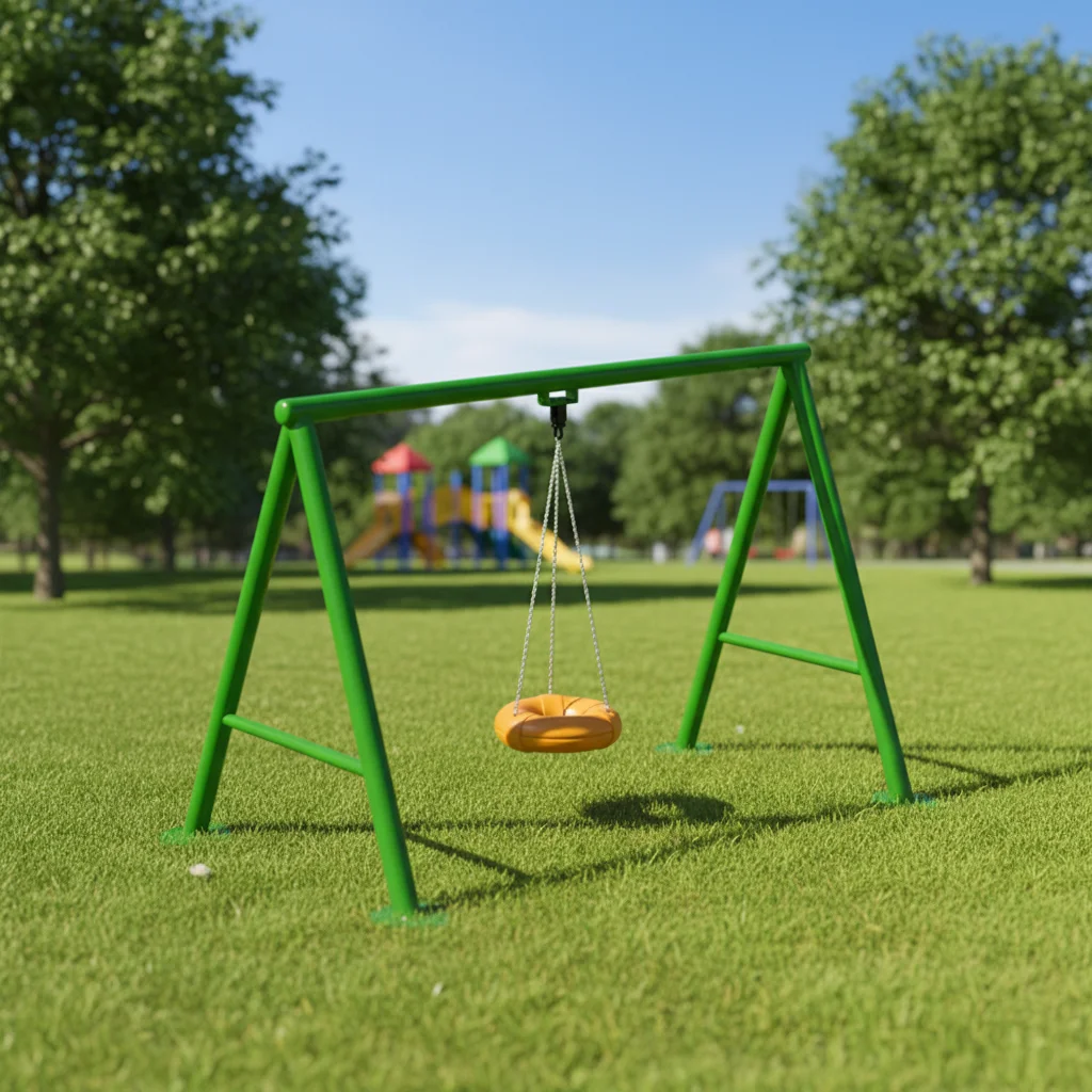 Factory Direct Sales Custom European Style Outdoor Single Seater Hanging Swing