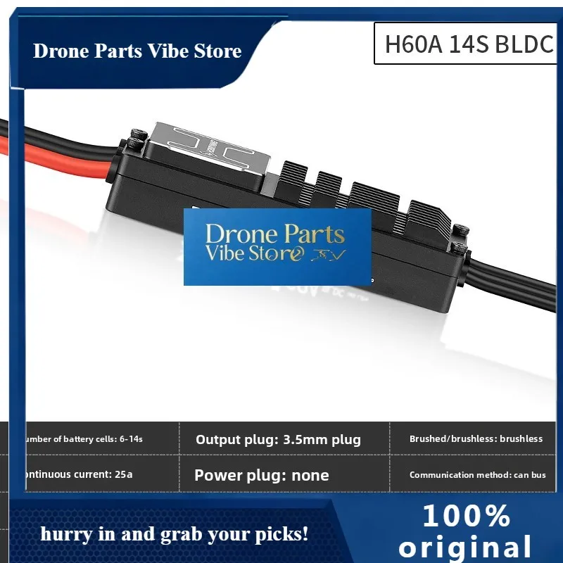 Drone PartsHobbywing XRotor Pro ESC H60A 80A 130A 150A 200A H300A BLDC Model Aircraft Electronic Speed Controller 6-14S For RC T