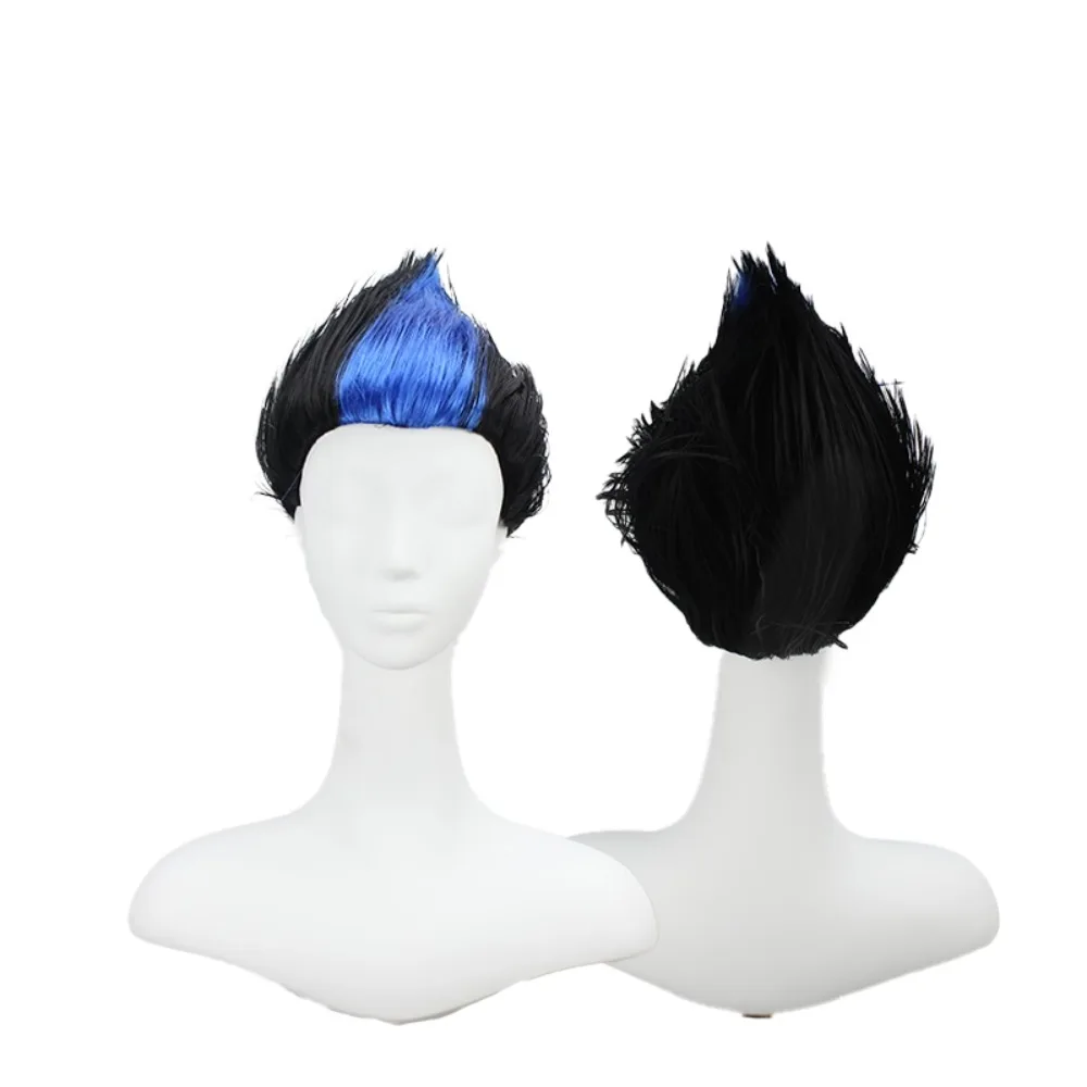 

Yoru from Valo-rant Cosplay Wig Black and Blue Synthetic Hair for Gaming Fans Halloween Costume