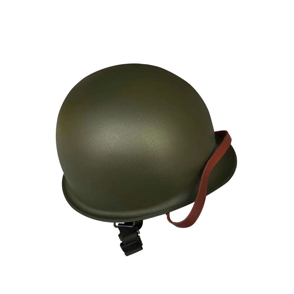 

WW2 M1 Helmet US Soldier Tactical Equipment Metal Steel Double-layer Structure Nylon Lining Vintage Tactical M1 Helmet US