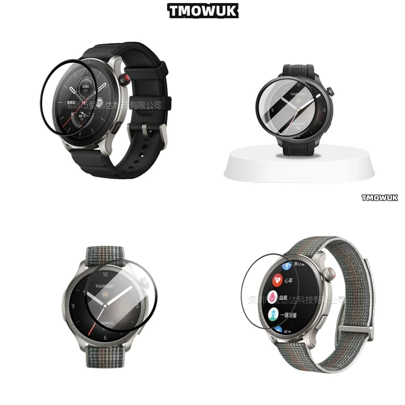 

For Amazfit Balance Transparent Protective Film, Soft Anti-Scratch Layer