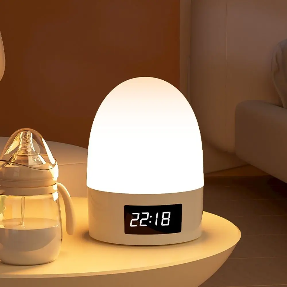 3 Color Touch Night Light Dimming Eye Protection Bedroom Bedside Lamp Adjustable Brightness Timer Function LED Table Lamp