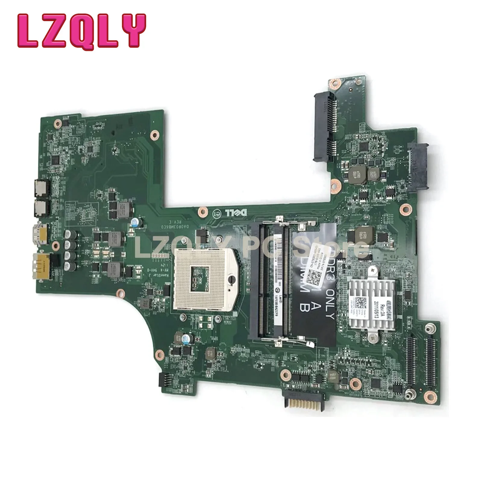 DA0R03MB6E1 para la placa base del ordenador portátil Dell Inspiron 17R N7110 HM67 DDR3 PGA989 CN-07830J 07830J 7830J placa base 100% completamente probado OK