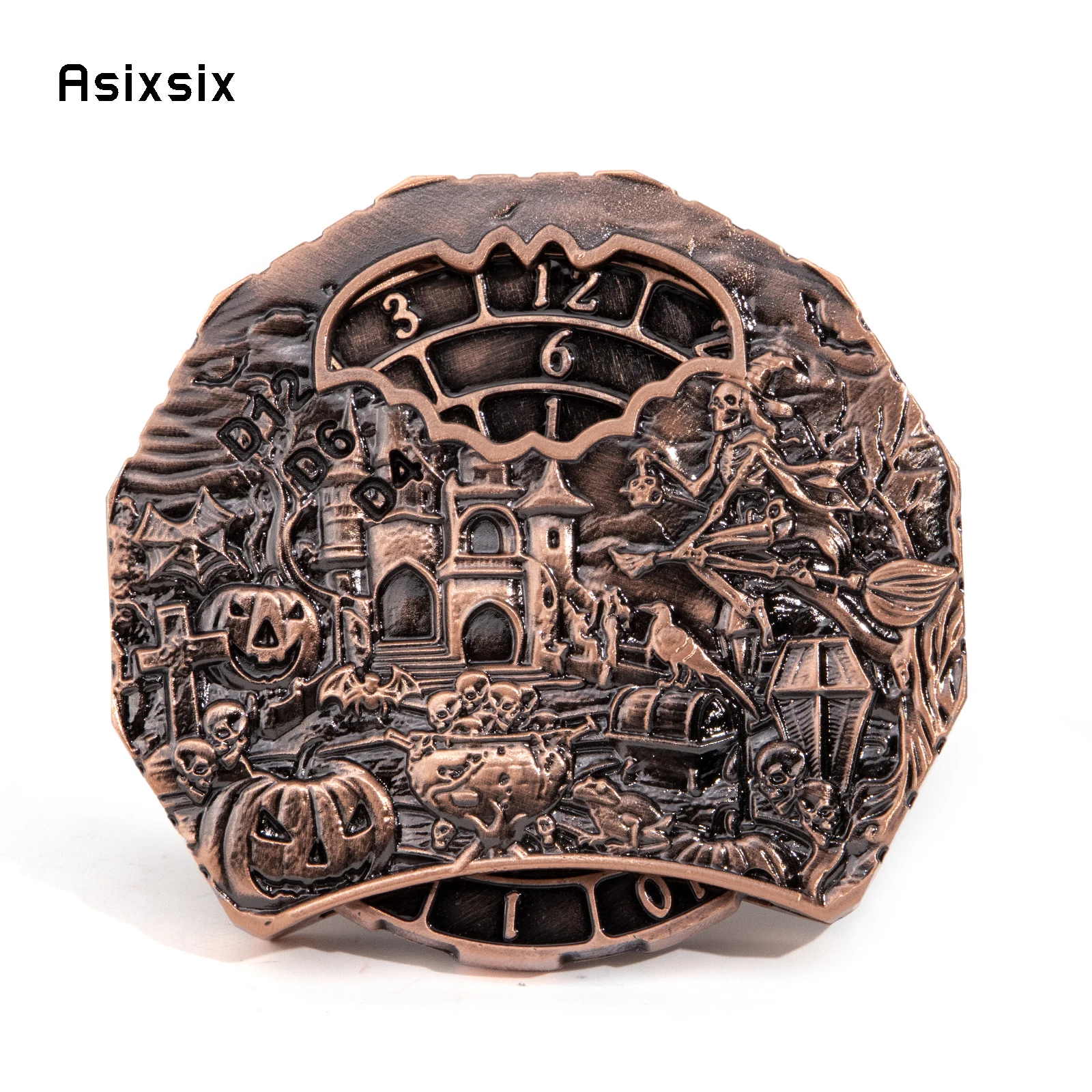 

Copper Castle A Spinning Wheel Toy with Dice for A Multiplayer Rotation Game, Featuring A Dice Scoring System