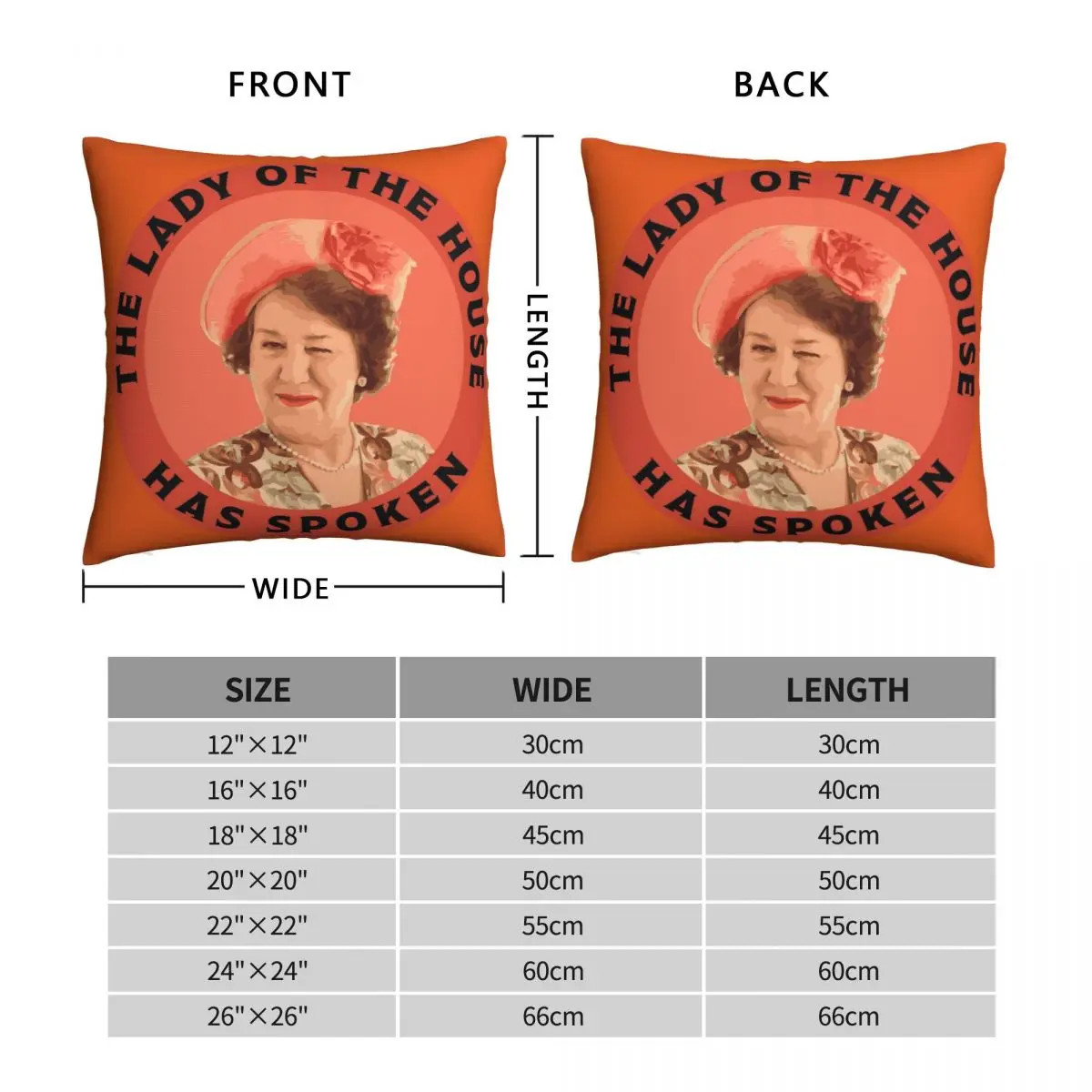 Keeping Up Appearances Hyacinth Bucket Pillowcase Polyester Linen Velvet Pattern Zip Decorative Pillow Case Car Cushion Cover