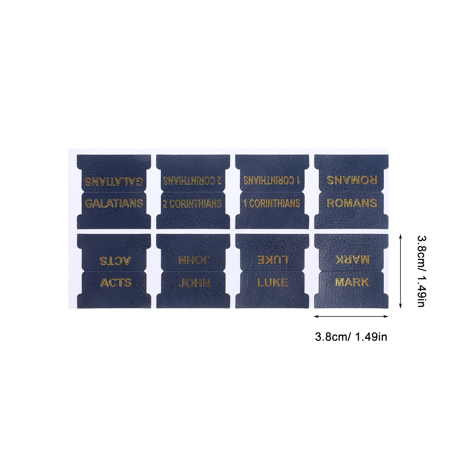1Set Bible Index Tabs Fine Workmanship PU Page Markers for Fast Location Students Scholars Devotional Use Daily Reading