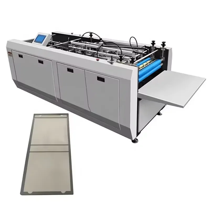 2026 CE Automatic Four Sides Leather Edge Folding Machine Hardcover Box Case 4 Edge Folder Book Cover Case Making Edges