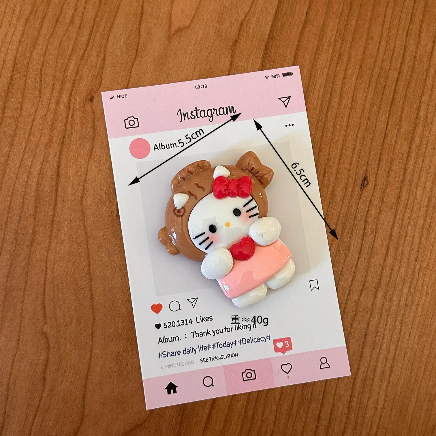 حار بيع KT القط ملصقات الثلاجة الإبداعية 3D ثلاثي الأبعاد الراتنج ملصقات الثلاجة مناسبة للاستخدام اليومي #6