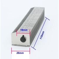 Aluminum heat sink Heat fin for 8mm heat pipe 26x110mm