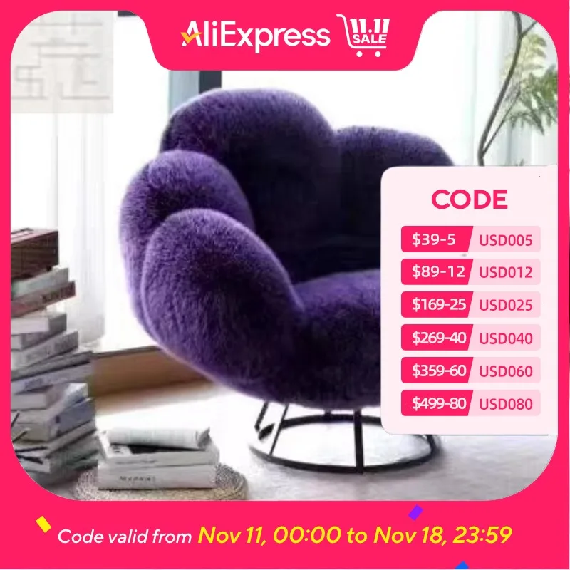 

Modern Salon Home Chair Nordic Nonslip Luxury Lazy Designer Living Room Chairs Bedroom Reading Sedie Da Soggiorno Home Furniture