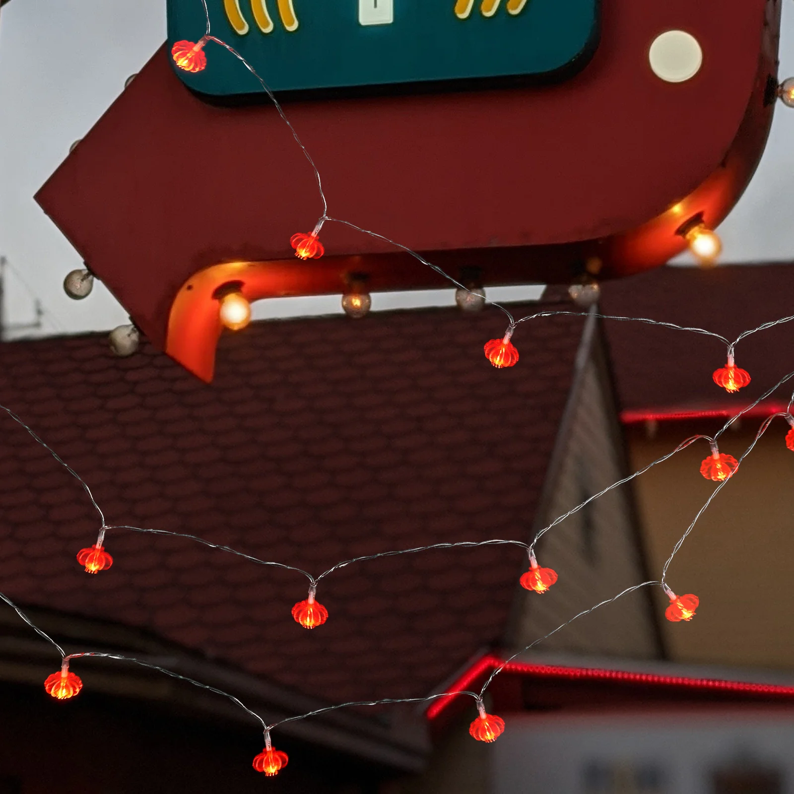 

20 Red String 3M Mini Decorative Lights Waterproof Festival Lantern Lamp String Garden New Year