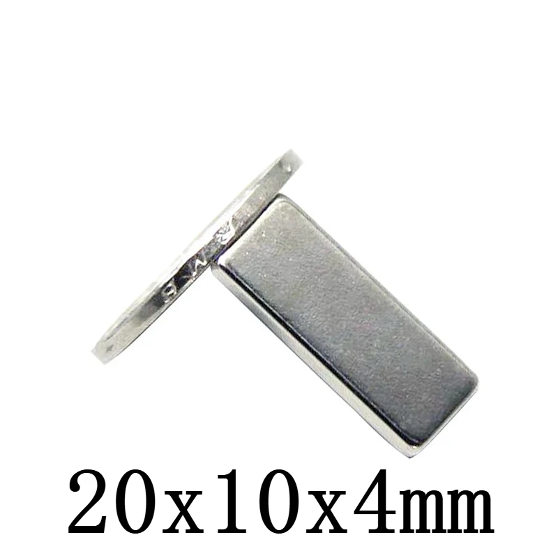 20x10x4 mm Strong Block Magnet 20x10x4mm Powerful Magnet 20*10*4 mm For Home Refrigerators, Offices DIY
