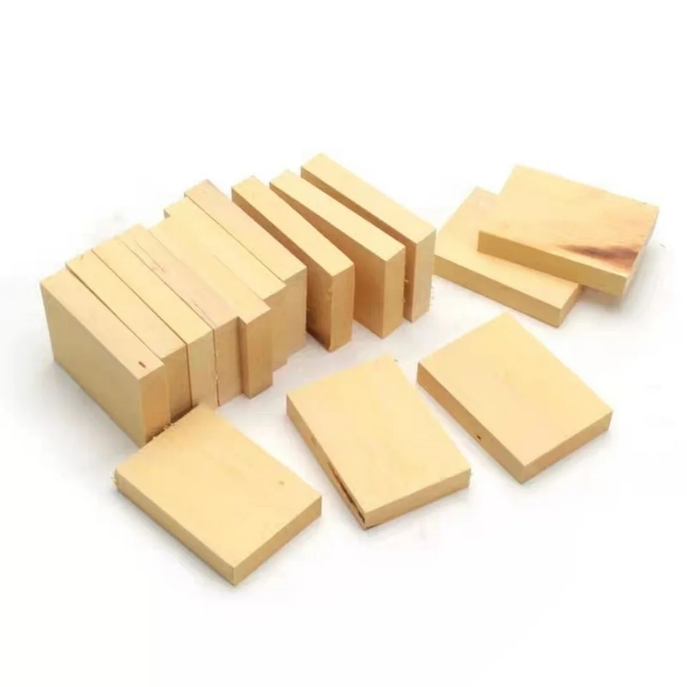 جبل العرعر الخشب خشب البقس عالية الكثافة نحت لوحة اليدوية DIY سجل المواد سكين مقبض الحرف إنتاج المواد الخام #2