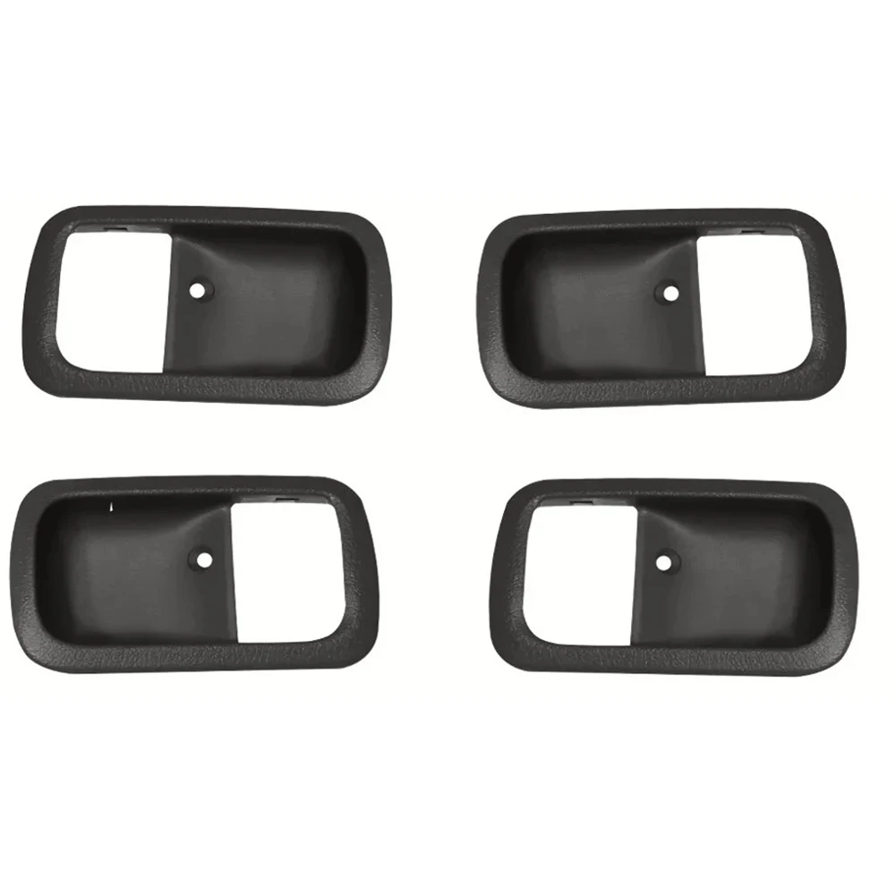 

Inner Door Handle Bezel Set Compatible with For Lexus For LX450 and For Toyota Land Cruiser FZJ80 4 Piece Gray Finish