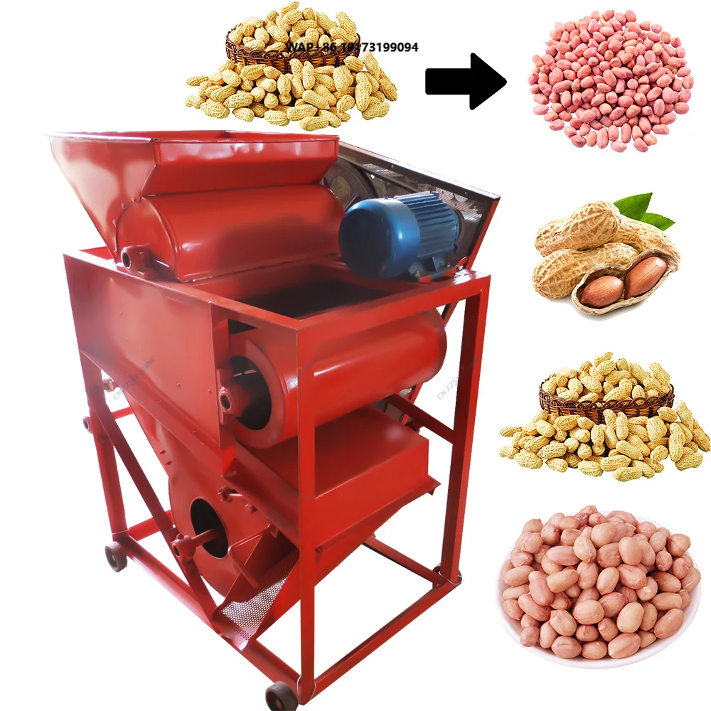 Quality First Groundnut Sheller Thresher Shelling Machine New Arrival Peanut Shell Removing Sheller