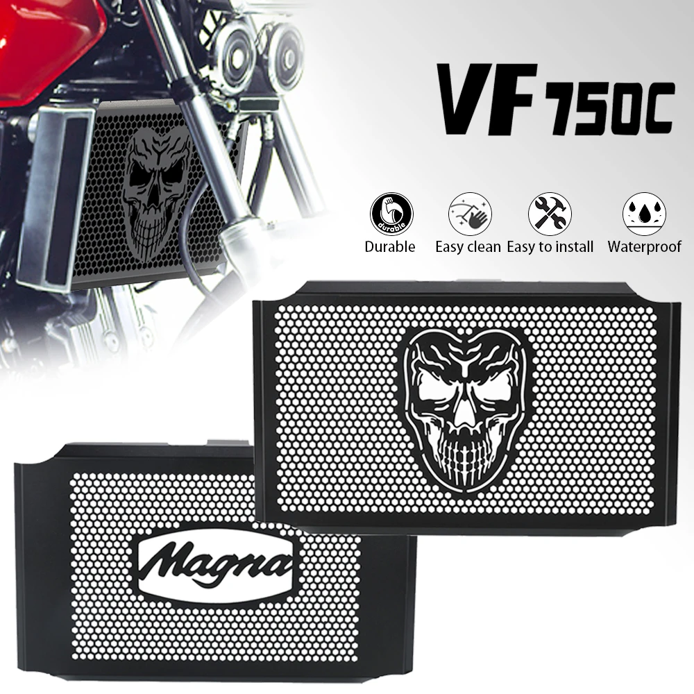 

FOR HONDA VF750C BJ VF750 VF750C MAGNA Magna V45(RC43) Radiator Grille Grill Cover Guard Protector Motorcycle 1993-2004 2003 02