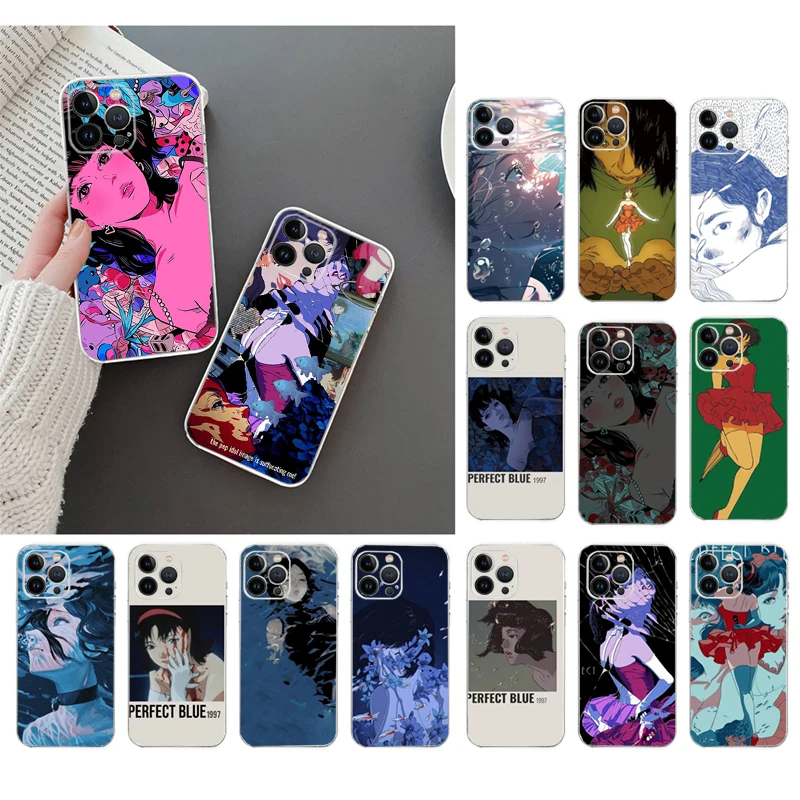 Perfect Blue Anime Phone Case For iphone 16 15 14 Pro Max 16 15 14 13 12 Pro 15Plus iphone 11