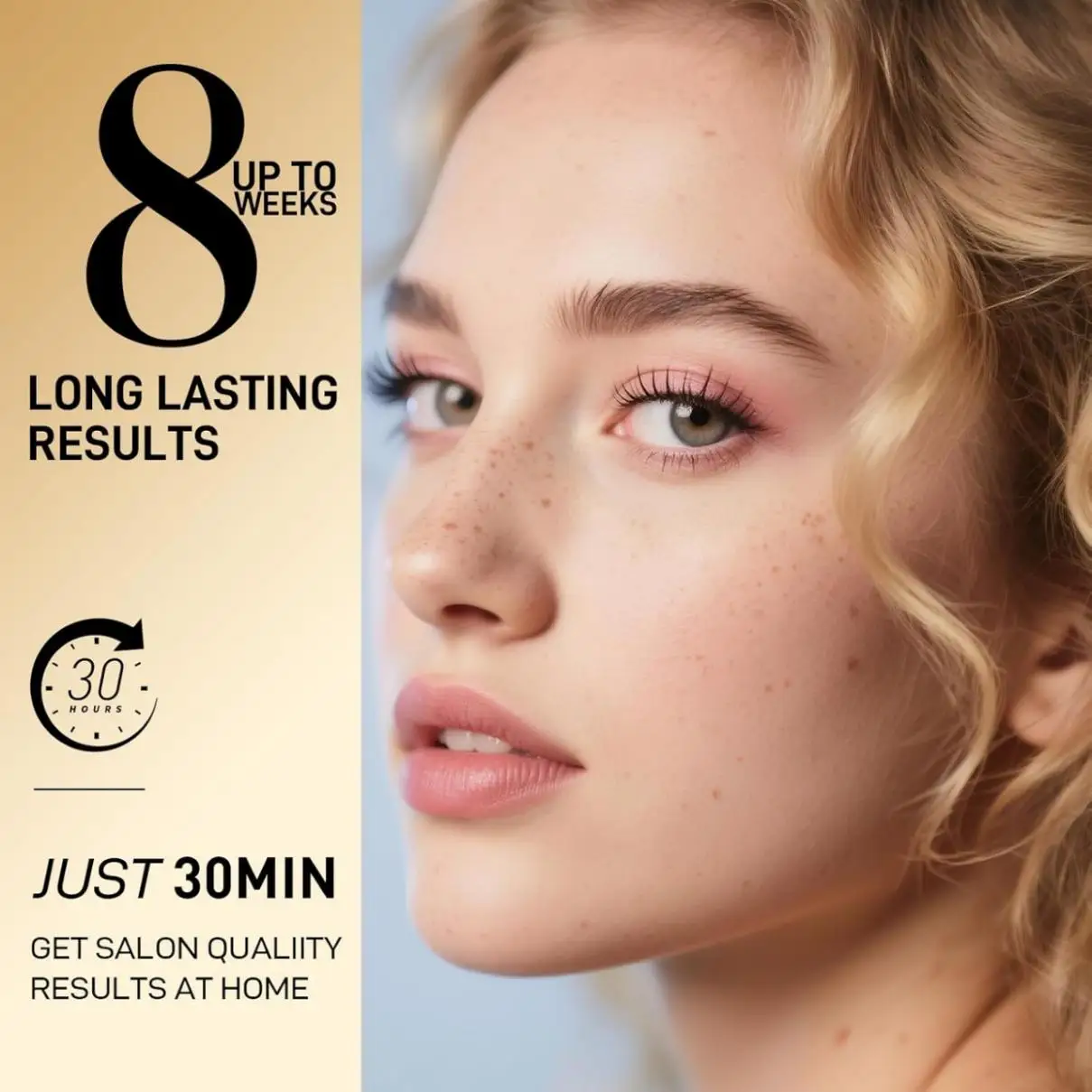 Gollee 2-in-1-Wimpernlift-Set, Augenbrauen-Laminierungsset, verbesserte Version, Kleber, semi-permanentes Dauerwellen-Set in Salonqualität, einfach zu Hause zu verwenden