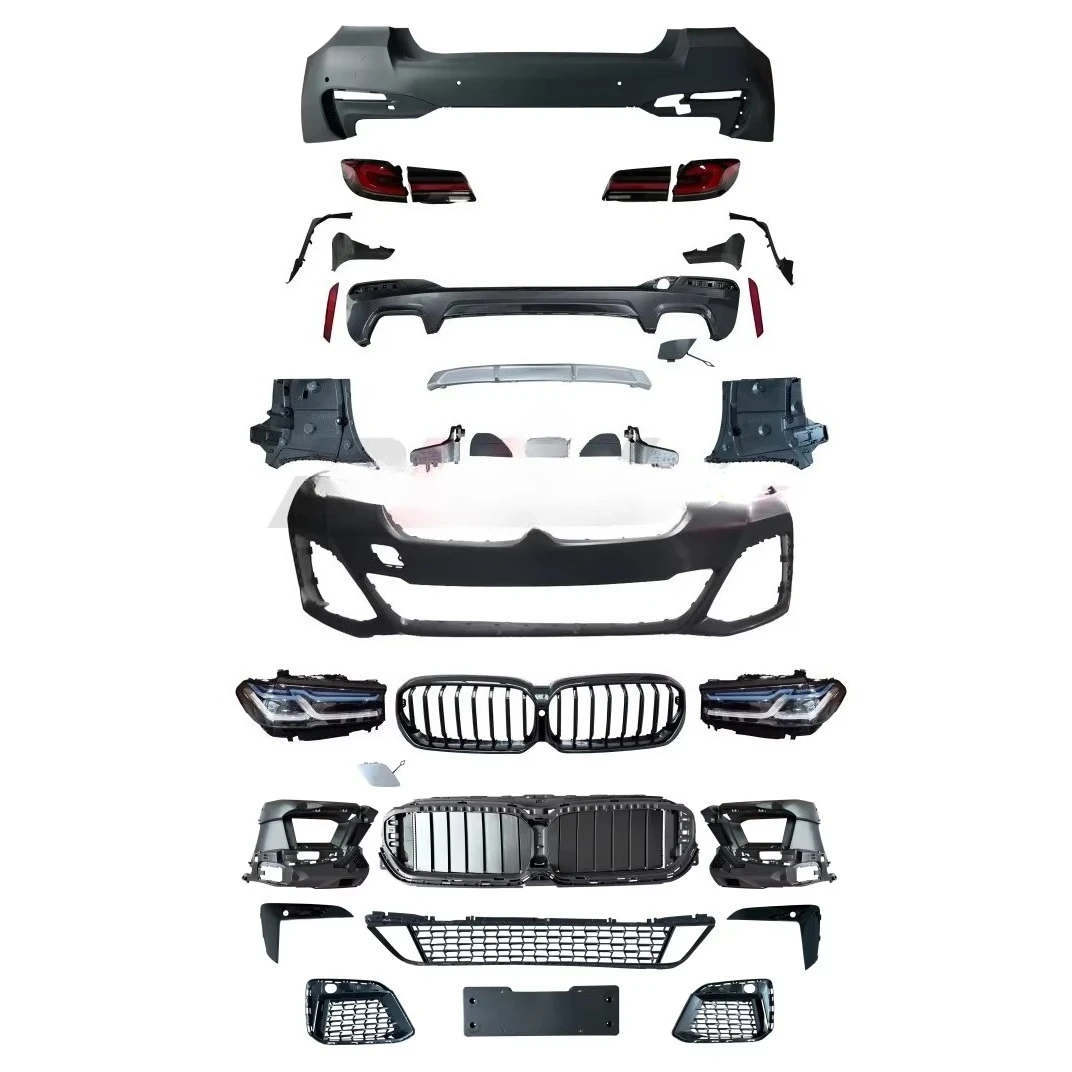 

High Quality Car Bumpers Body Kit for 5 Series G30 Upgrade to MT Style Include Front and Rear Bumper with Grille
