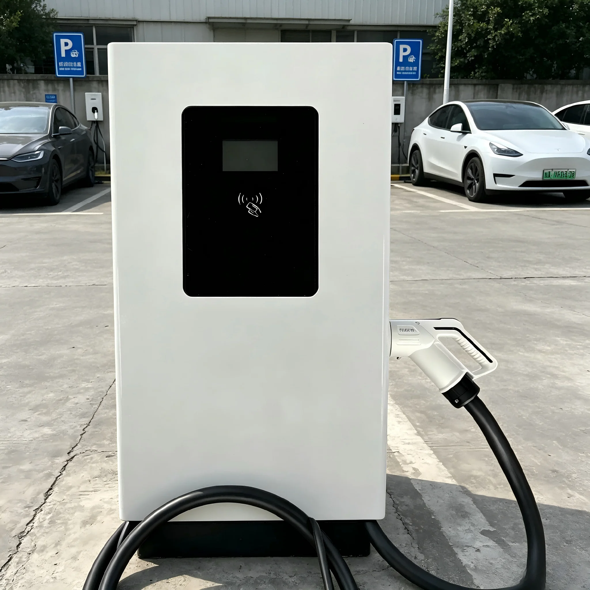 New 2026 TARY TA-DC-WDD Dual  40KW/60KW Wallbox DC Charging Station with CCS2 Interface for Commercial & Home Use