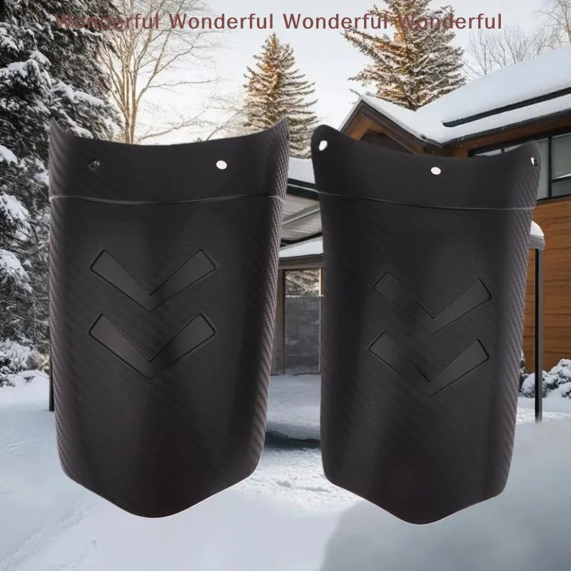 

Comprehensive Motorcycle Splash Guard Set; Universal Lengthened Front/Rear Wheel Mudguard