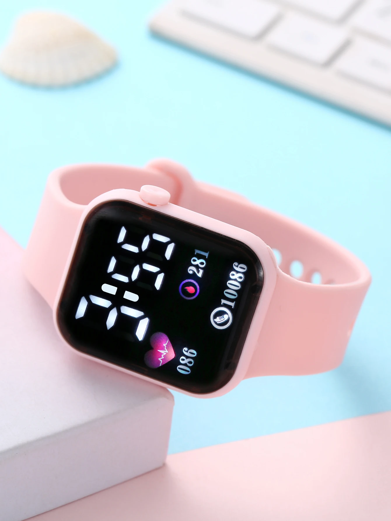 Night-light LED Fashion Sports Multi-functional Electronic Watch for Students