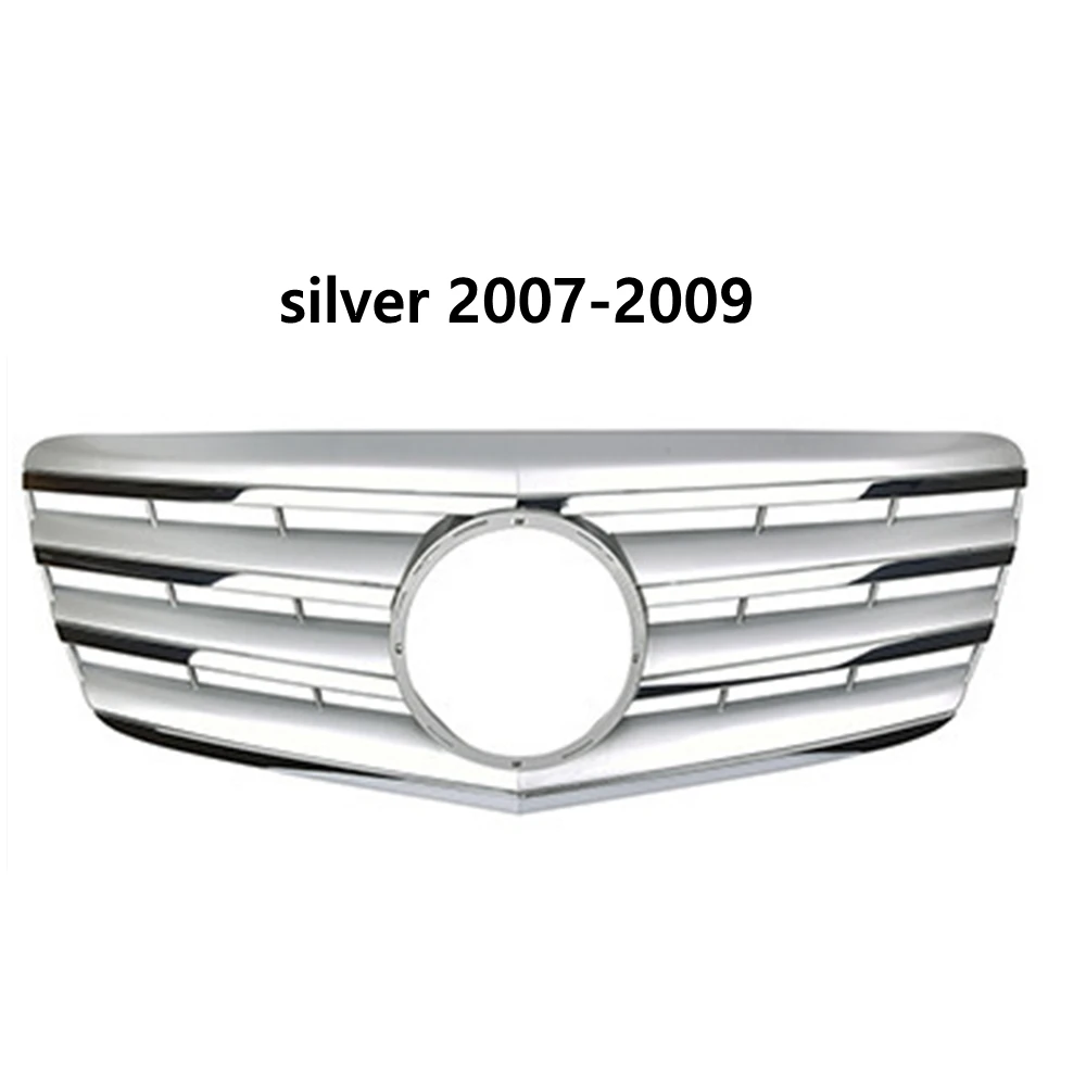 For Mercedes Benz E-Class W211 2007-2009 CL Style Black/Silver/White/Chrome Front Racing Grille