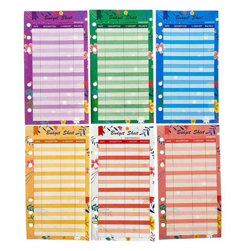 Imagem -03 - Binder Budget Planner com Bolsos Despesa Orçamento Sheets Organizador Anel Envelopes 12 Pcs