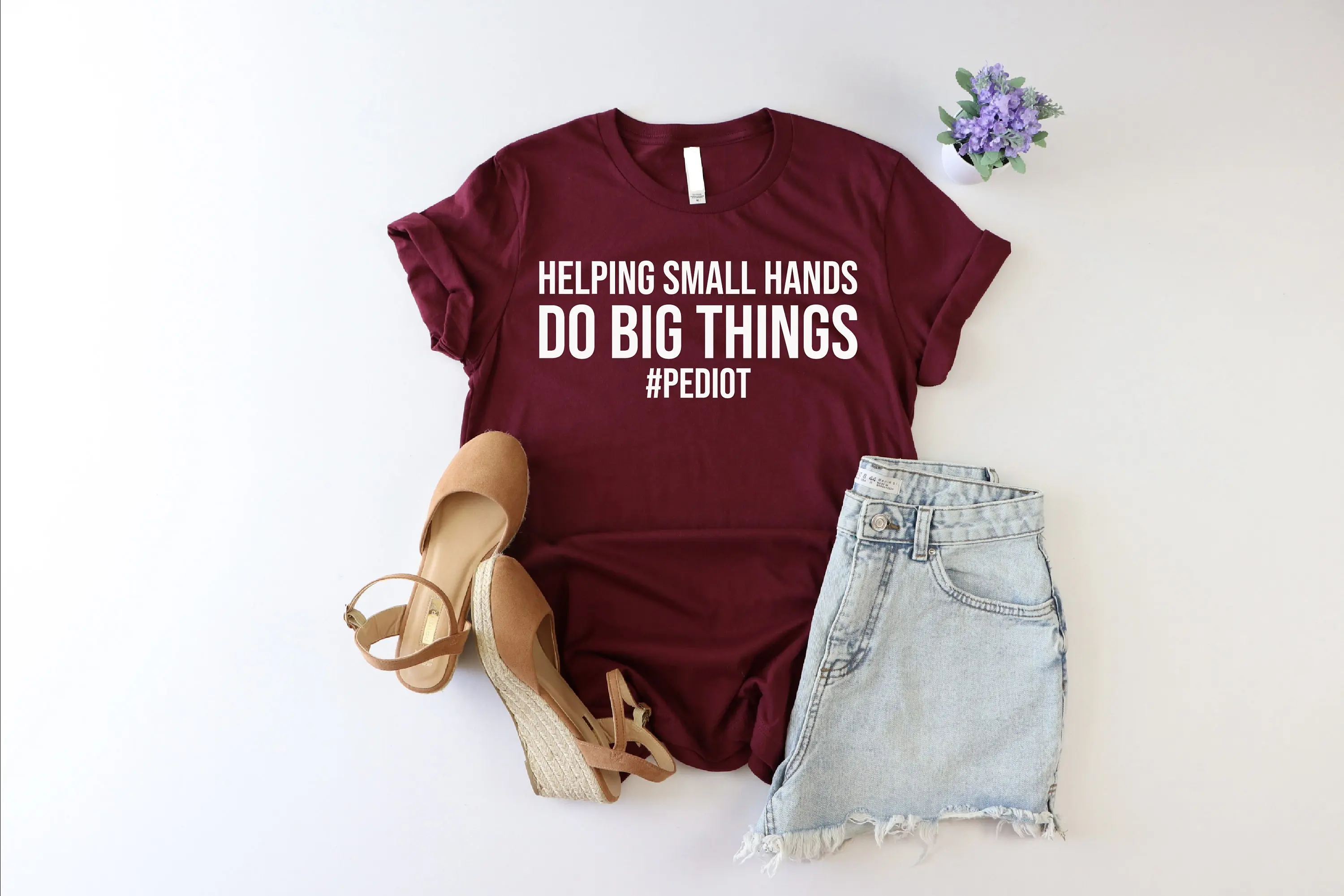 Helping Small Hands Do Big Things T Shirt Occupational Therapy For Therapist Pediatric OT