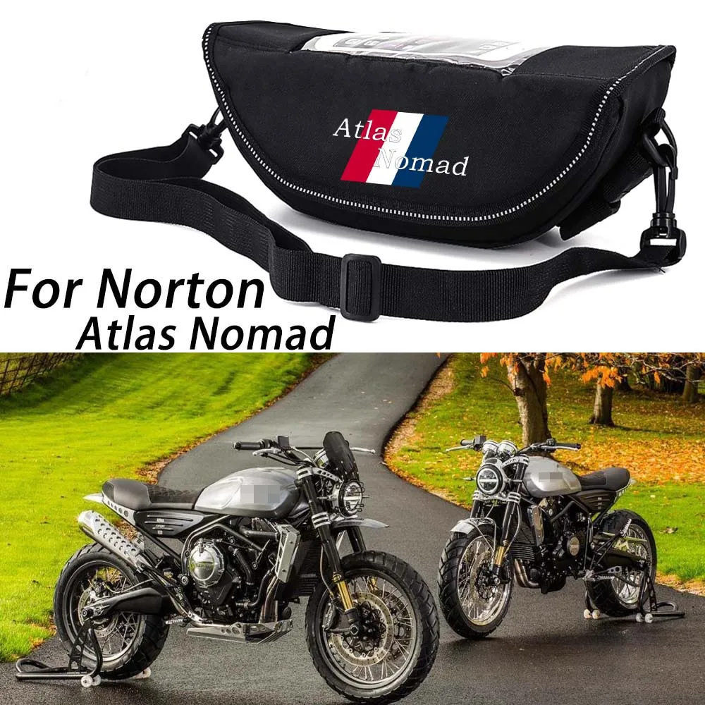 For NORTON Atlas Nomad atlas nomad Motorcycle accessory  Waterproof And Dustproof Handlebar Storage Bag  navigation bag