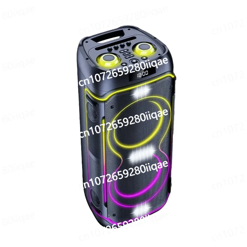 High Quality Bluetooth Speaker Party Box Three Magic Sounds Colorful RGB Light Portable AUX