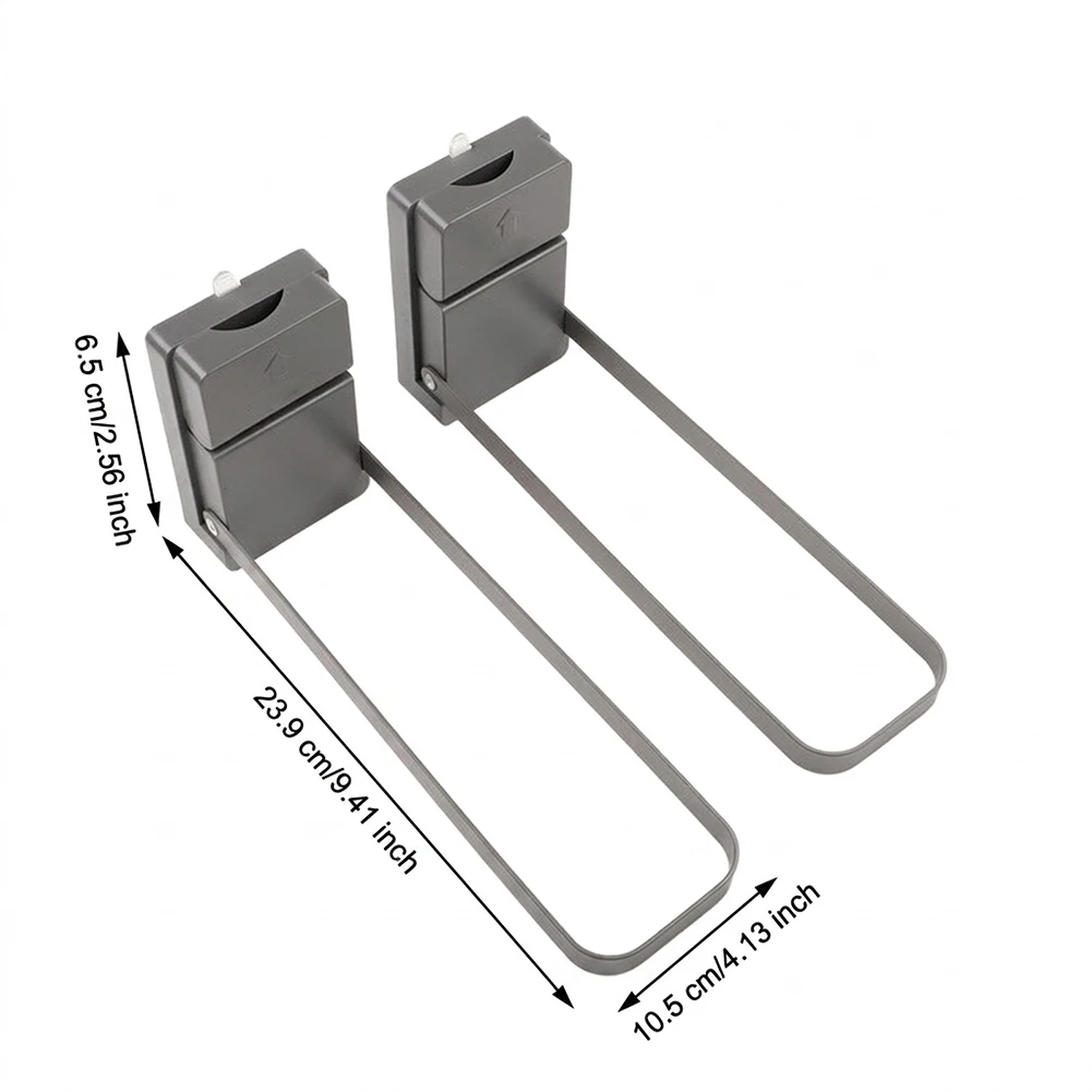 Foldable Wall Mounted Clothes Drying Rack with U Shaped Suction Cup Design for Storage on Glass Tiles and Other Smooth Surfaces