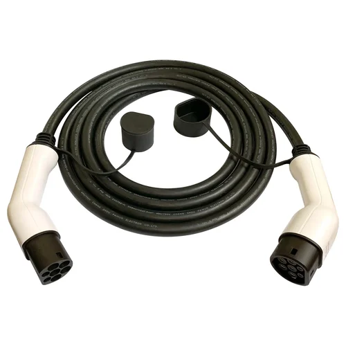 Imagen 2 del producto Cable de carga EV portátil 32A 22KW cargador de coche eléctrico trifásico 3.5KW 16A Kit EVSE monofásico Cable EV tipo 2 a tipo 2 IEC62196-2