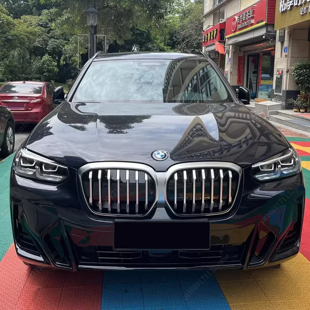 

Для BMW G08 iX3 M Style 2020-2023 одиночная планка автомобиля передняя решетка почек решітка гоночные решетки обвесы тюнинг ABS