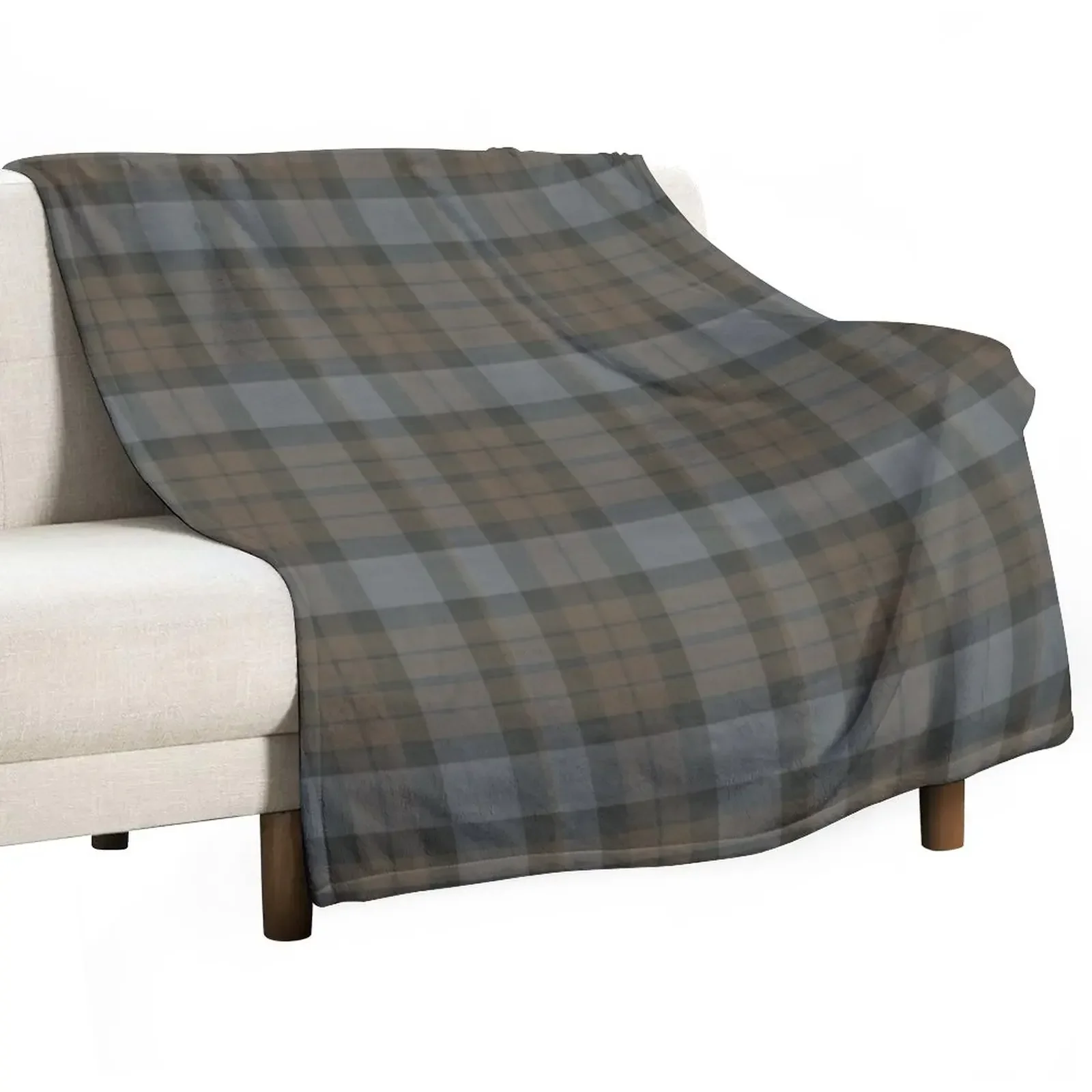 TARTAN FRASER Throw Blanket Quilt Summer Beddings Soft Plush Plaid Blankets