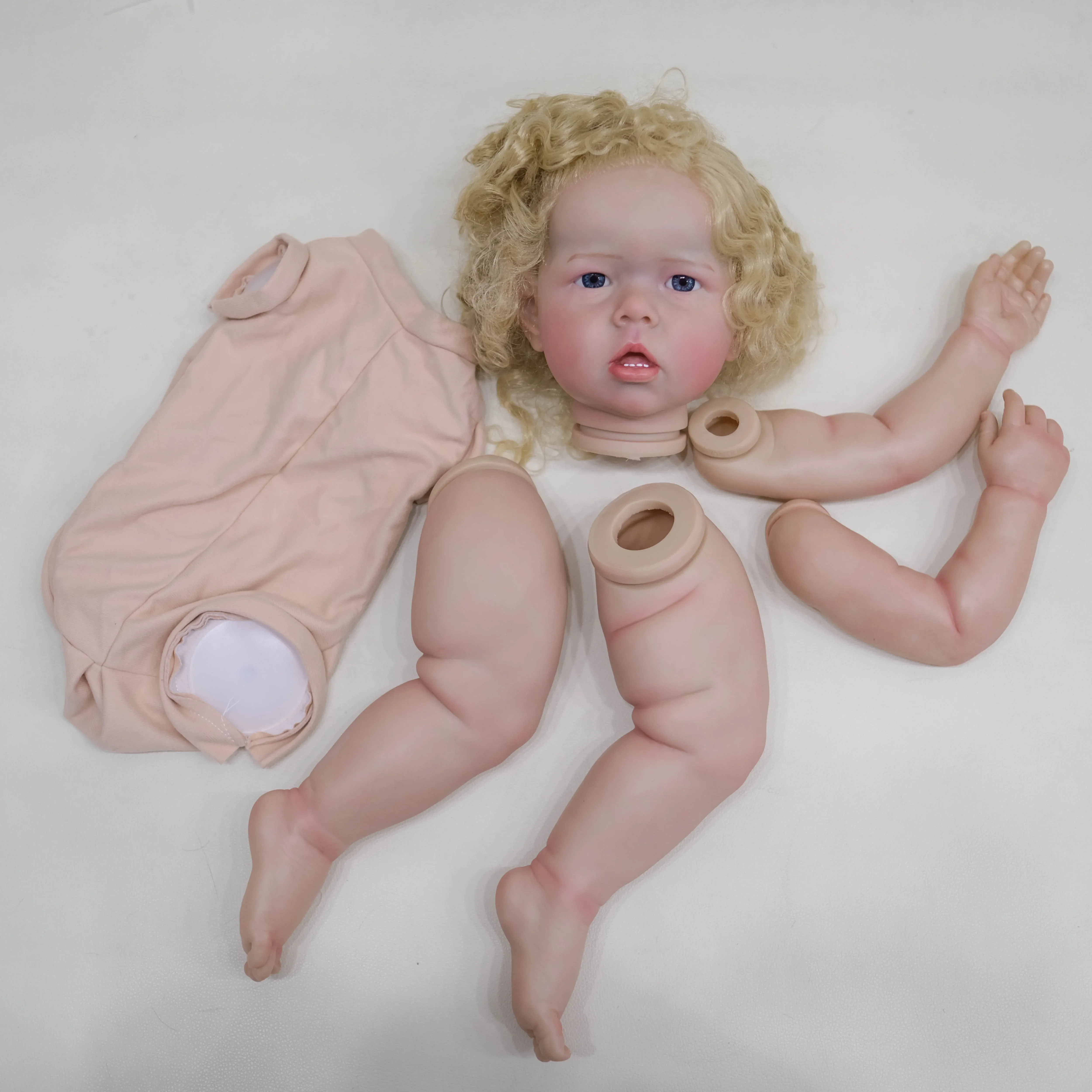 DLS 28inch Already Painted Liam Lifelike Skin Kit Doll Reborn Toddler 6 Month Size Kits Very Lifelike Baby Doll DYI Toys